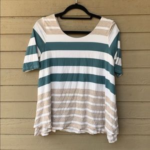 Striped anthro top